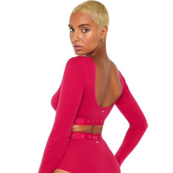 Savage X  Fenty Cotton Jersey Crop Top - Picture 4 of 5